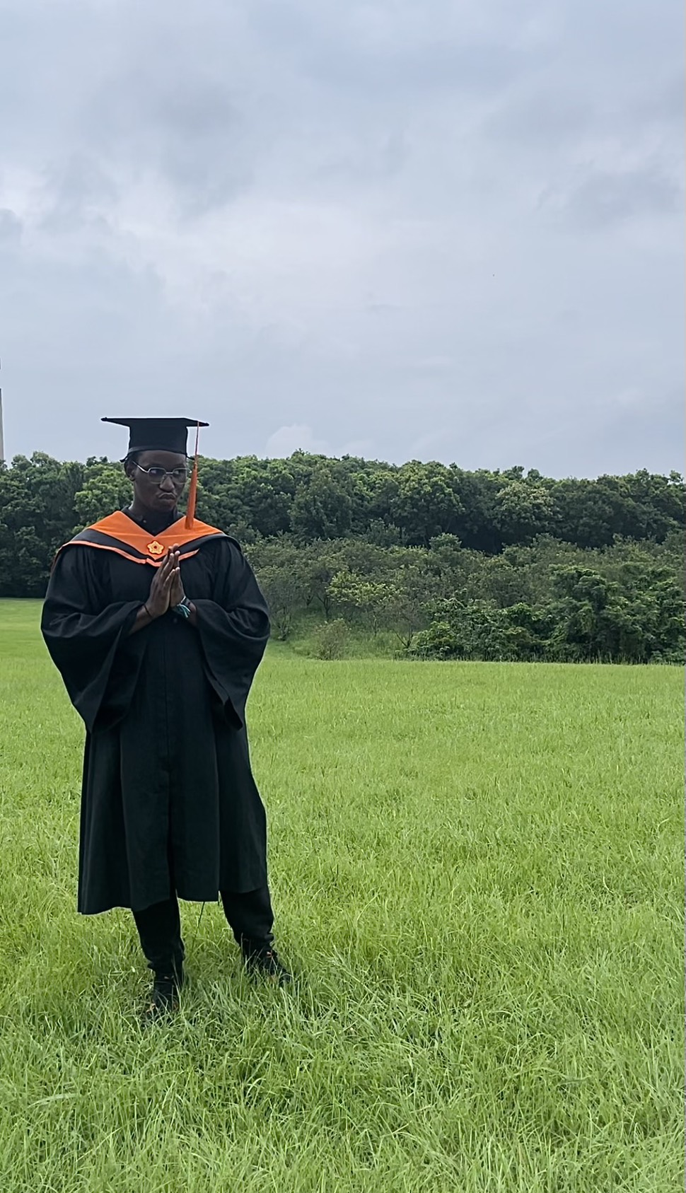 Chiuzu Chilumbu at NTHU graduation